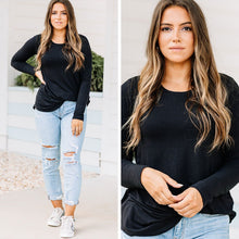 Load image into Gallery viewer, Won't Let You Down Black Classic Top