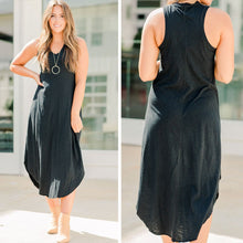 Load image into Gallery viewer, Z Supply: Reverie Black Midi Dress