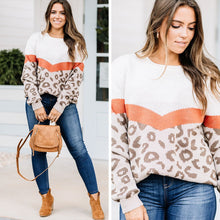 Load image into Gallery viewer, Now We Know Mocha Brown Leopard Sweater