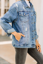 Load image into Gallery viewer, Modern Bliss Medium Wash Denim Jacket