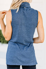 Load image into Gallery viewer, Who You Can Be Navy Blue Sleeveless Sweater