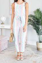 Load image into Gallery viewer, Sweet For The Summer Jumpsuit, Blue-Multi