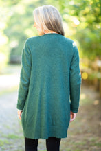Load image into Gallery viewer, It's All Love Hunter Green Knit Cardigan
