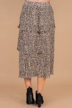 Load image into Gallery viewer, I'll Show You How Taupe Brown Leopard Midi Skirt