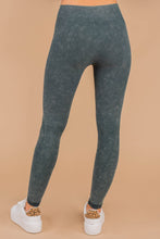 Load image into Gallery viewer, Lazy Days Army Green Moto Leggings