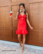 Load image into Gallery viewer, Gotta Keep Moving Dress, Red