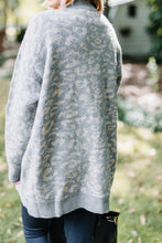 Load image into Gallery viewer, Pop Of Fun Gray Leopard Cardigan