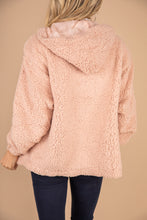 Load image into Gallery viewer, Gotta Get Cozy Blush Pink Teddy Jacket