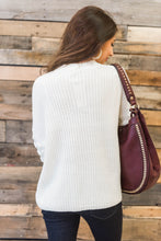 Load image into Gallery viewer, Ins And Outs Of Love Cream White Knit Sweater