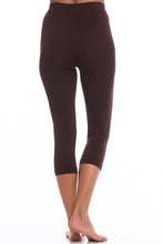 Load image into Gallery viewer, Lovable Brown Copped Leggings

