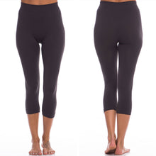 Load image into Gallery viewer, Lovable Charcoal Gray Cropped Leggings
