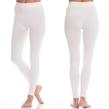 Load image into Gallery viewer, Lovable Ivory White Long Leggings
