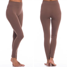 Load image into Gallery viewer, Lovable Taupe Brown Long Leggings
