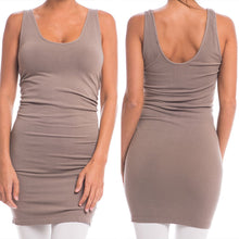 Load image into Gallery viewer, Long Layering Sandstone Brown Cami
