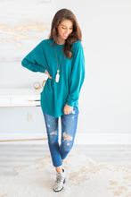 Load image into Gallery viewer, Easy Like Sunday Emerald Green Tunic
