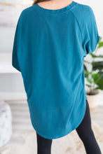 Load image into Gallery viewer, Easy Like Sunday Dark Teal Blue Tunic
