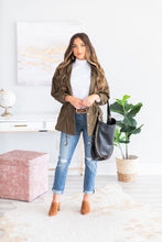 Load image into Gallery viewer, Say It All Olive Green Cargo Jacket
