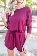 Load image into Gallery viewer, The Poolside Burgundy Red Romper
