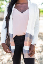 Load image into Gallery viewer, What They Say Ivory Multicolored Striped Cardigan

