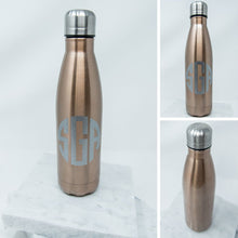 Load image into Gallery viewer, Drink Up Water Bottle, Bronze

