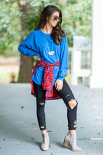 Load image into Gallery viewer, Easy Like Sunday Cobalt Blue Tunic

