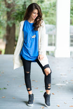 Load image into Gallery viewer, Easy Like Sunday Cobalt Blue Tunic
