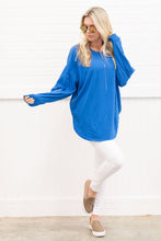 Load image into Gallery viewer, Easy Like Sunday Cobalt Blue Tunic
