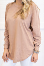 Load image into Gallery viewer, Easy Like Sunday Warm Taupe Brown Tunic
