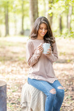 Load image into Gallery viewer, Easy Like Sunday Warm Taupe Brown Tunic

