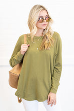 Load image into Gallery viewer, Easy Like Sunday Olive Green Tunic
