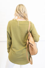 Load image into Gallery viewer, Easy Like Sunday Olive Green Tunic
