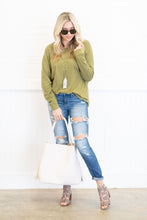 Load image into Gallery viewer, Easy Like Sunday Olive Green Tunic
