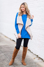 Load image into Gallery viewer, Slouchy Dolman Cobalt Blue Long Sleeve Tunic
