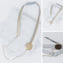 Load image into Gallery viewer, Get To Classy Necklace, Pearl-Gold

