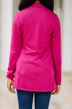 Load image into Gallery viewer, Undeniable Magenta Purple Classic Cardigan
