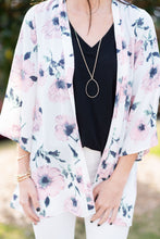 Load image into Gallery viewer, Keep Falling In Love Kimono, Ivory
