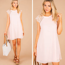 Load image into Gallery viewer, Ode to Beauty Blush Pink Lace Dress
