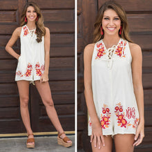 Load image into Gallery viewer, Take Your Time Romper, Cream

