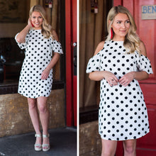 Load image into Gallery viewer, In The Right Spot Dress, White
