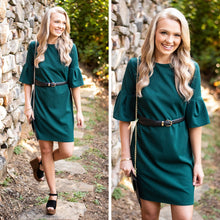 Load image into Gallery viewer, Beauty Personified Pure Hunter Green Dress
