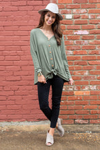 Load image into Gallery viewer, Find Your Place Olive Green Top
