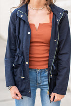 Load image into Gallery viewer, Change Of Plans Navy Blue Cargo Jacket
