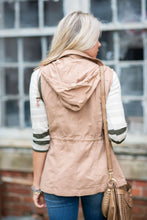 Load image into Gallery viewer, The Time Is Now Taupe Brown Utility Vest
