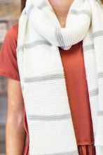Load image into Gallery viewer, Wait In Line Scarf, Ivory
