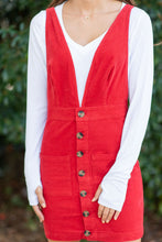 Load image into Gallery viewer, What An Idea Overall Dress, Rust
