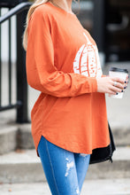 Load image into Gallery viewer, Pumpkin Patch Rust Orange Graphic Tunic
