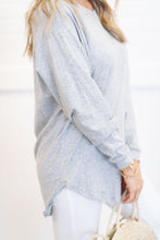 Load image into Gallery viewer, Easy Like Sunday Heather Gray Tunic
