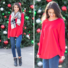 Load image into Gallery viewer, Easy Like Sunday Red Tunic
