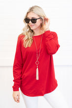 Load image into Gallery viewer, Easy Like Sunday Red Tunic
