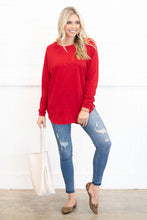 Load image into Gallery viewer, Easy Like Sunday Red Tunic
